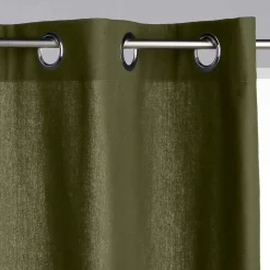 atmosphera Cortinas>Cortina PANAMA verde caqui 140x260cm
