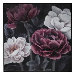 atmosphera Lienzos Y Cuadros Decorativos>Cuadro Deco Flores 58x58Cm