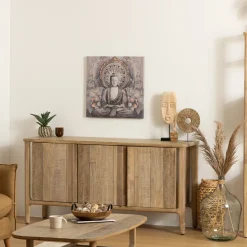 atmosphera Lienzos Y Cuadros Decorativos>Cuadro Decorativo Buda 58x2.8x58Cm