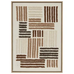 atmosphera Lienzos Y Cuadros Decorativos>Cuadro decorativo 3D EMIR marrón 70x50cm