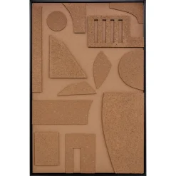 atmosphera Lienzos Y Cuadros Decorativos>Cuadro decorativo 3D JILANI marrón 90x60cm