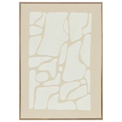 atmosphera Lienzos Y Cuadros Decorativos>Cuadro decorativo 3D ZIAD beige 70x50cm