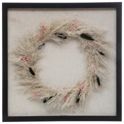 atmosphera Marcos Y Fotos|Estilo Rústico>Cuadro decorativo NIA com flores secas 55x55cm