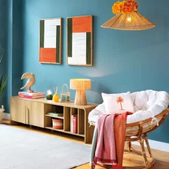 atmosphera Marcos Y Fotos>Cuadro decorativo TISSIA 50x70cm