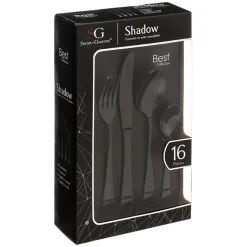 secret d'gourmet Cuchillería>Cubertería 16 Piezas Shadow Inoxidable