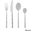 secret d'gourmet Cuchillería>Cubertería 24 Pzas Borah Inoxidable