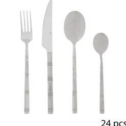 secret d'gourmet Cuchillería>Cubertería 24 Pzas Borah Inoxidable