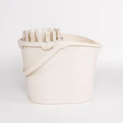 Auxiliares De Limpieza>Cubo con exprimidor beige 16L