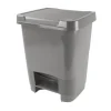 Auxiliares De Limpieza>Cubo De Basura Con Pedal 20L Gris