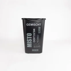 Botes De Basura Y Contenedores De Reciclaje>Cubo de reciclaje para basura orgánica negro 50L