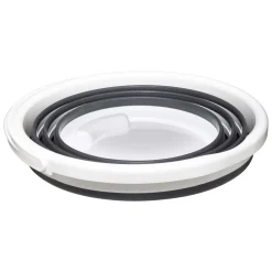 5five Cestas Y Palanganas>Cubo Retráctil 10L Blanco/Gris