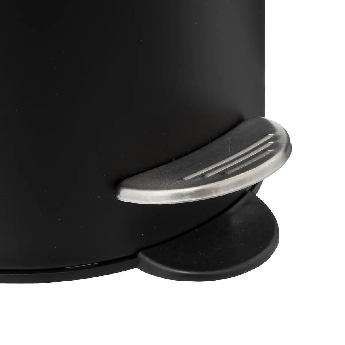 5five Cubos>Cubo wc negro de metal soft close 3L