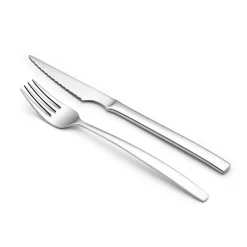 secret d'gourmet Cuchillería>Cuchillo Chuletero+Tenedor De Mesa