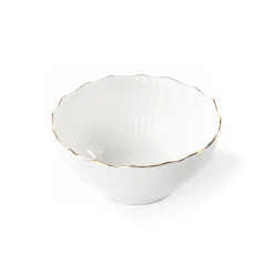 secret d'gourmet Cuencos, Fuentes Y Ensaladeras>Cuenco Aubrey Blanco De Gres 15cm