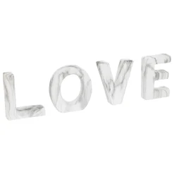 atmosphera Accesorios>Decoración de cerámica efecto mármol love OLEN