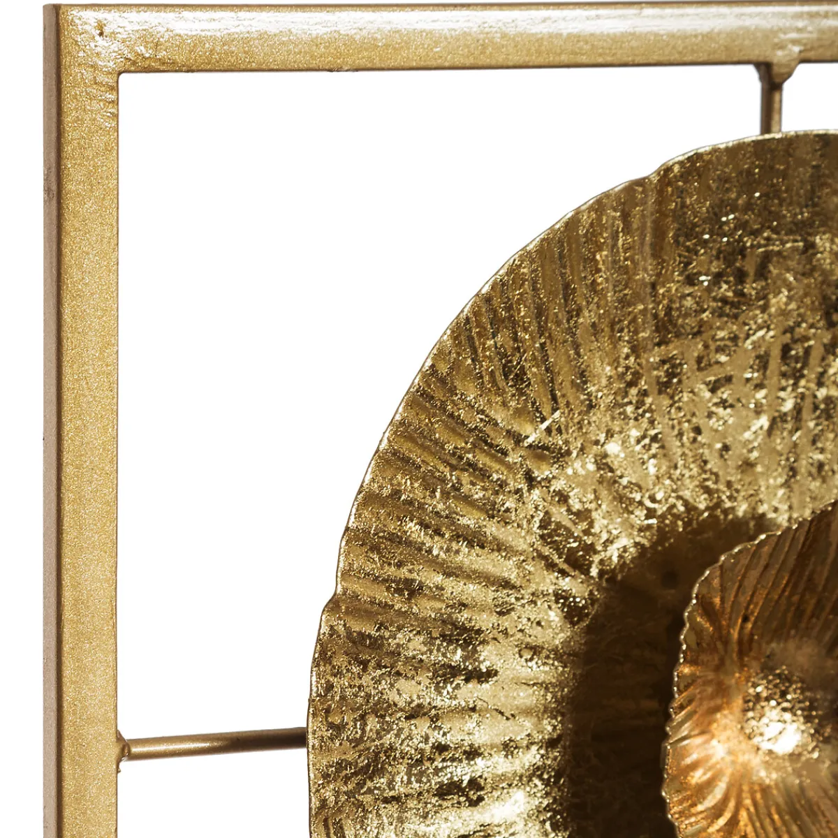 atmosphera Lienzos Y Cuadros Decorativos|Estilo Contemporaneo>Decoración Pared Metal Dorado 25x61Cm