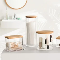 5five Cestas De Almacenamiento>Dispensador algodón c/tapa