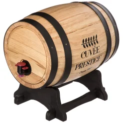 secret d'gourmet Accesorios De Bar>Dispensador barril de vino de madera 5.5l