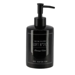 Accesorios De Lavabo>Dispensador de jabón líquido LOFT negro