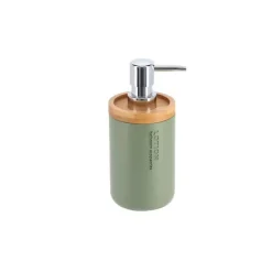 Accesorios De Lavabo>Dispensador de jabón líquido verde caqui