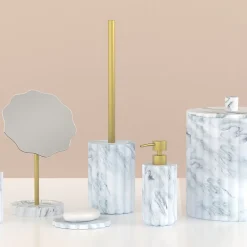 5five Accesorios De Lavabo>Dispensador MARBY para jabón wc blanco 230ml