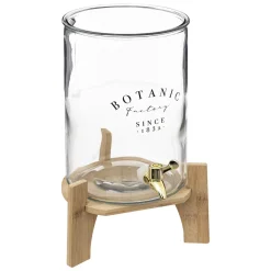 secret d'gourmet Accesorios De Bar>Dispensador Para Bebidas Botânica De Vidrio Y Bam