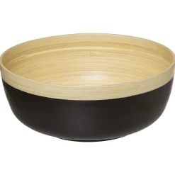 5five Cuencos, Fuentes Y Ensaladeras>Ensaladera De Bambú Negra 30Cm