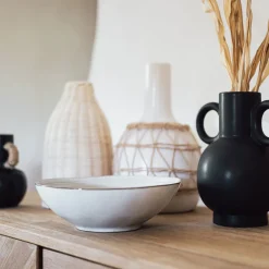 secret d'gourmet Cuencos, Fuentes Y Ensaladeras>Ensaladera Gres Flower 24Cm