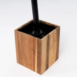 Soportes Papel Higiénico Y Portarrollos>Escobilla de baño marrón de madera acacia
