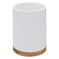 5five Soportes Papel Higiénico Y Portarrollos>Escobilla De Baño Natureo Blanca