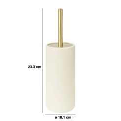 5five Soportes Papel Higiénico Y Portarrollos>Escobilla wc DUO beige