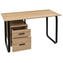 Estantes Y Cómodas>Escritorio Con Módulo De Almacenaje