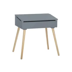 Niños atmosphera4kids Mobiliario>Escritorio Gris Con Almacenaje