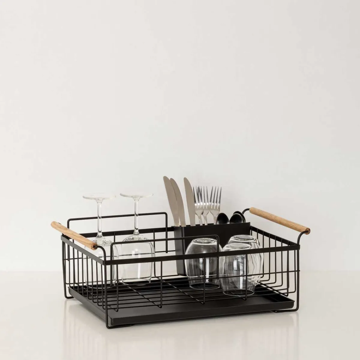 Encimera Y Lavavajillas>Escurreplatos BlackWood Negro