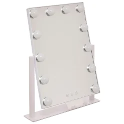 5five Espejos>Espejo de baño blanco con luz led 43cm