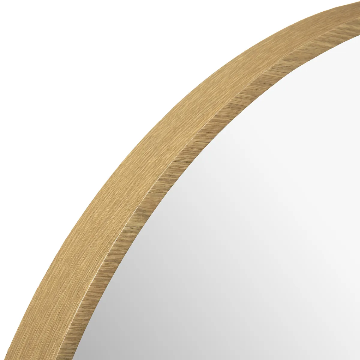 atmosphera Espejos>Espejo De Pared Beige Madera 68Cm