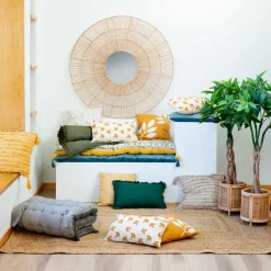 atmosphera Espejos>Espejo De Pared Caravane Beige 110Cm