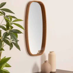 atmosphera Espejos>Espejo de pared castaño JASNA