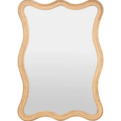 atmosphera Espejos>Espejo de pared MAGGIE marrón 100x70cm