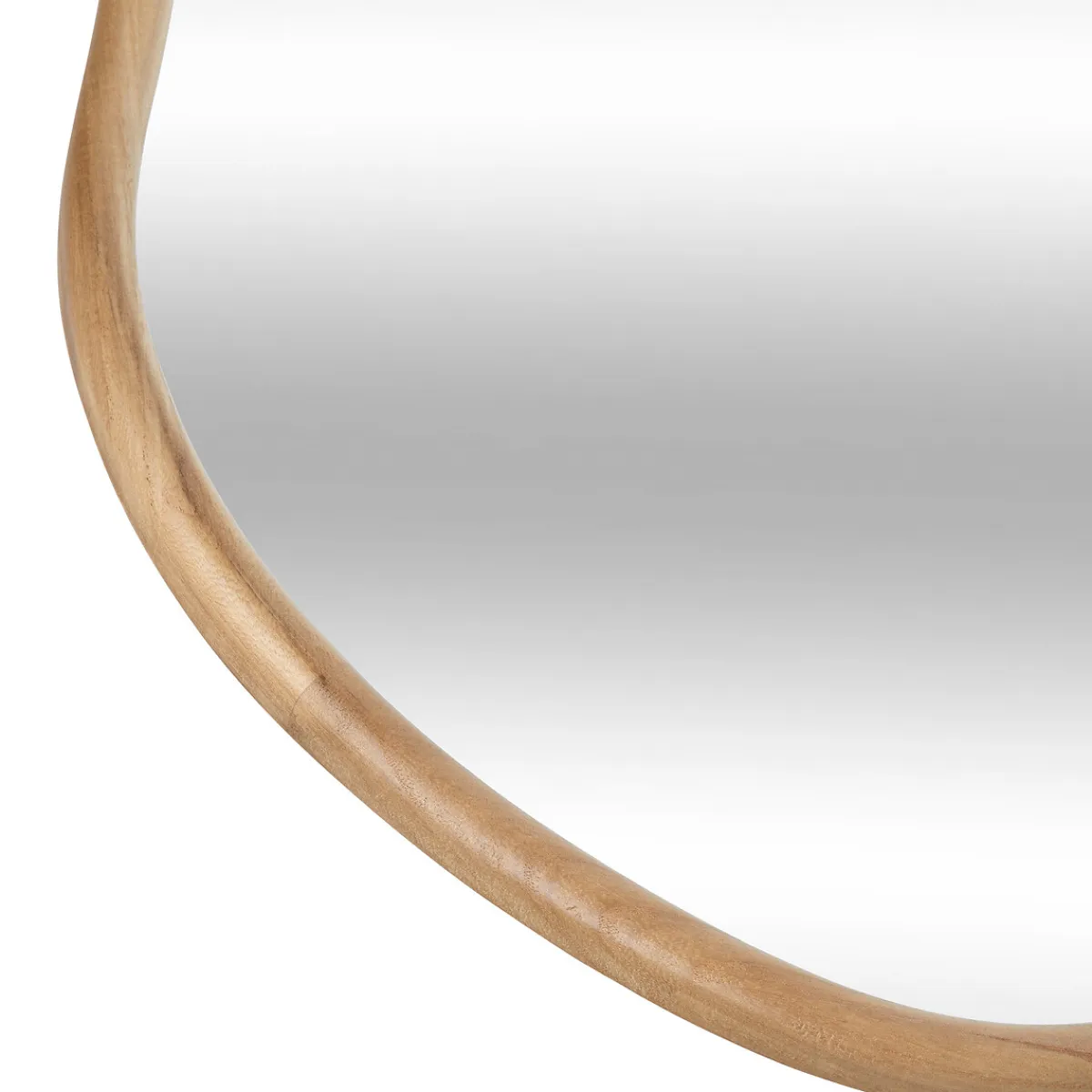 atmosphera Espejos>Espejo de pared ORGA beige de mdf 75cm