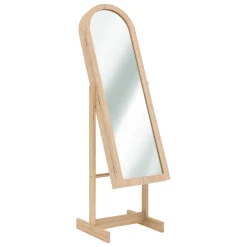 atmosphera Espejos>Espejo De Pie Beige Con Joyero