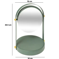 5five Espejos>Espejo de wc giratorio DUO verde