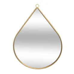 atmosphera Espejos>Espejo Pared Gota Metal Mdf 28x39Cm