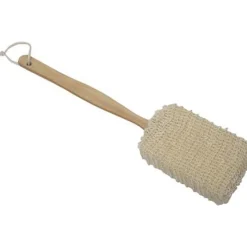Accesorios De Baño>Esponja De Baño Con Mango De Madera