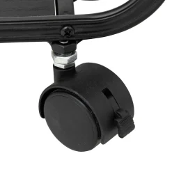 Estantes Y Cómodas>Estante con 3 niveles de mdf negro