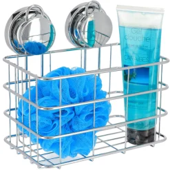 Accesorios De Baño>Estante De Baño Aluminio C/Ventosa