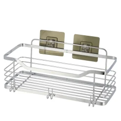 Accesorios De Baño>Estante De Baño C/Adhesivo Acero Inox.