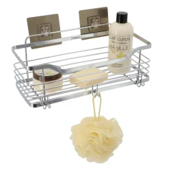 Accesorios De Baño>Estante De Baño C/Adhesivo Acero Inox.