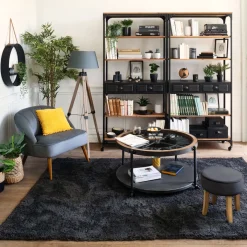 atmosphera Estantes Y Cómodas|Estilo Industrial>Estante De Metal Para Colgar 54.5x10Cm