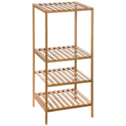 5five Muebles Con Lavabo Y Auxiliares>Estantería De Bambú C/2 Baldas Y 1 Módulo